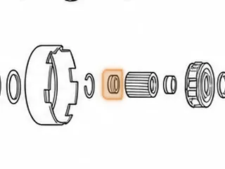 Bushing, 010/087/089/090 Sun Gear — Part # 65052