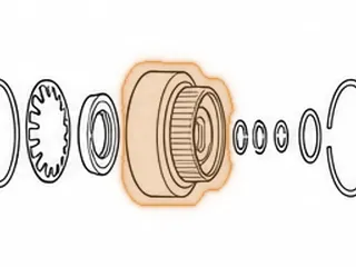 Drum, 010/087/089/090 Forward (4 Clutch) Washer Type — Part # 65554A