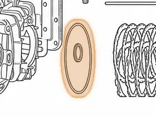 Lathe Cut Seal, 010/087/089/090 Differential housing To Case — Part # 65303