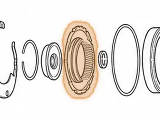 Ring Gear With Hub, 010/087/089/090 Rear Annulus (Uses 28 Teeth Sun Gear) — Part # 65594BK
