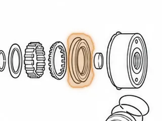 Piston, 010/087/089/090 Direct Clutch (Molded Rubber) — Part # 65965