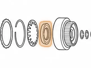 Piston, 010/087/089/090 Forward Clutch (Molded Rubber) — Part # 65964