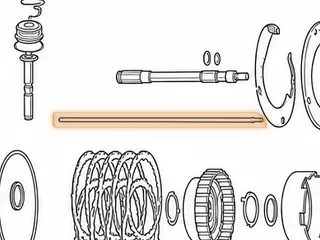 Pump Shaft, 087 Oil Pump (20 1/8”) — Part # 65671A