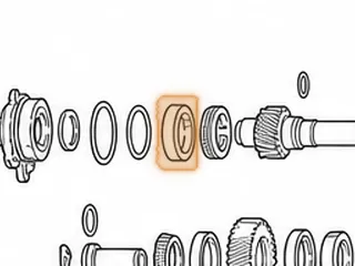 Cup Race, 087 Pinion (Rear) — Part # 65273