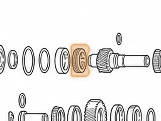 Bearing, 087 Pinion (Rear) — Part # 65274