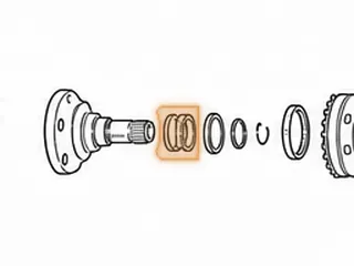 Spring, 095/096/097/098 Axle Flange — Part # 75979A