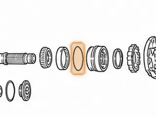 Washer, 095/096/097/098 Park Gear To Pinion Bearing — Part # 75276A
