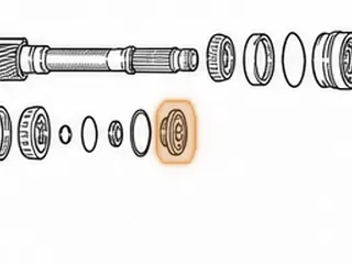 Collar/Nut, 095/096/098 Rear Planet Ring Gear To Case Bearing — Part # 75264A