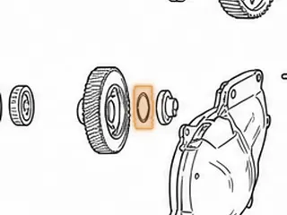 Bearing W/Races, 095/096/097/098 Transfer Driven Gear To Bolt — Part # 75283A