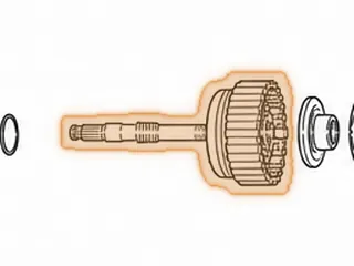Drum, 095/096/097/098 3-4 Clutch With Hollow Shaft (6 Clutch) 28 Teeth Steels… — Part # 75550BC