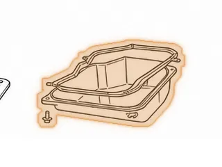 Gasket, 095/096 Bottom Pan (Molded Rubber) — Part # 75300A