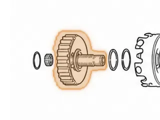 Hub, 095/096/097/098 Drive With Hollow Shaft (Fits 75622AA Shell With 27 Teeth Sun Gear) — Part # 75624AA