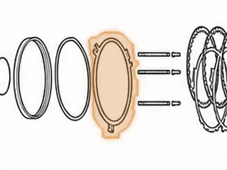 Pressure Plate, 095/096/097/098 Intermediate Clutch (Front) B2 (.108”)(3 Teeth) — Part # 75144A