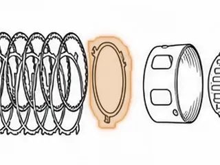 Apply Plate, 095/096/097/098 Intermediate Clutch (Rear) B2 (.118”)(3 Teeth) — Part # 75145A