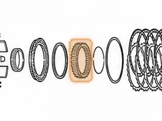 Retainer W/Springs, 095/096/097/098 Reverse Clutch — Part # 75976A