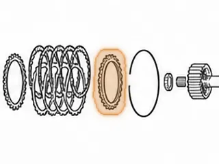 Pressure Plate, 095/096(01M) 3-4 Clutch (K3) Top (External Teeth)(1 Sided Friction) (Stepped) 2000-03 — Part # 75140AC