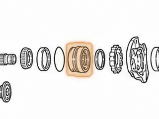 Retainer, 095/096/097/098 Pinion Bearing (Aluminum) — Part # 75735A