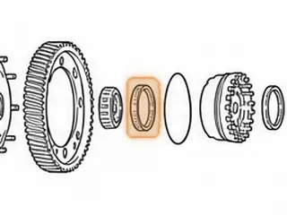 Cup Race, 095/096/097/098 Differential Bearing Cup (Rear) — Part # 75288A
