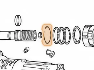 Snap Ring, A40 Series Holds Low/Reverse Sprag In Front Planet — Part # 57887A