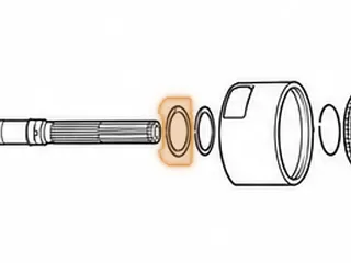 Bearing, A40 Series Output Shaft To Case — Part # 57260A