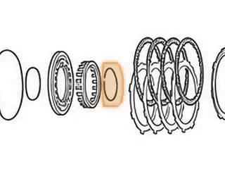Snap Ring, A40 Series Holds Intermediate Retainer In Center Support — Part # 57874A