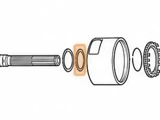 Race, A40 Series Output Shaft To Case — Part # 57261A