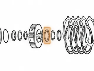 Race, A40 Series Forward Hub To Sun Gear (Front); A40 Series Rear Ring Gear To Output Shaft (Front) — Part # 57234A