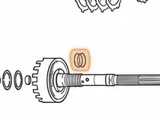 Ring, A40 Series Output Shaft (1.312”OD) (Metal) — Part # 57180A