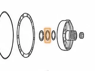 Bearing W/Race, A44D/A44DL Sun Gear To Rear Ring Gear — Part # 57211J