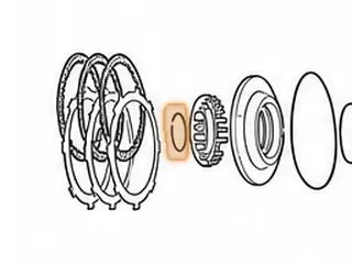 Snap Ring, A40 Series Holds Direct Retainer In — Part # 57879A