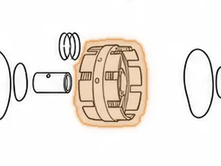Center Support, A42DL/A43/A43D/A43DL/A44DL (2.033”OD Of Ring Tower) 1983-Up… — Part # 57632E