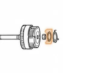 Washer, A40D/A42D/A42DL/A43/A43DE/A43DL/A44D/A44DL Overdrive Planet To Overdrive Ring Gear (4 Tab) — Part # 57217C