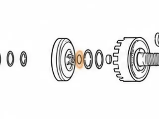 Snap Ring, A40 Series Holds Intermediate Shaft To Rear Ring Gear — Part # 57889A