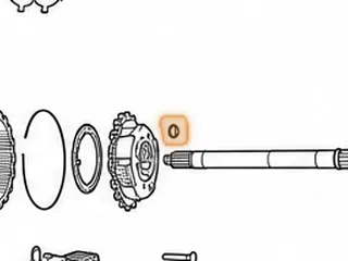 Ring, A40 Series Intermediate Shaft (.055”OD) (Metal) — Part # 57184C