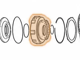 Drum, A40/A40D/BW55 Direct (2.032”ID Ring Bore) — Part # 57555A