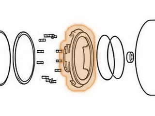 Piston, A40D/A42D/A42DL/A43D/A43DL/A43DE/A44D/A44DL Overdrive 1983-Up — Part # 57960CA
