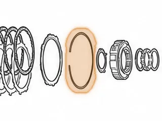 Snap Ring, A40 Series Holds Intermediate Pressure Plate In Center Support — Part # 57873A