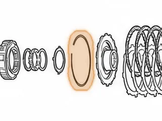 Snap Ring, A40 Series Holds Low/Reverse Clutch In Case — Part # 57892A