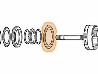 Washer, A42DL/A43D/A43DE/A43DL/A44D/A44DL Overdrive Sprag (Rear) — Part # 57221E