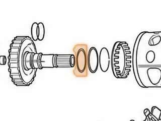 Bearing, AWTR60SN (09D) Output Shaft To Case (.130”Thick)(3.031”OD) 2002-Up — Part # 235260A