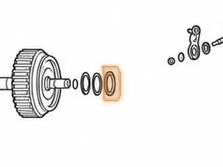 Race, AWTR60SN (09D) K2 Drum To Output Shaft (.273”Thick)(2.118”OD) 2002-Up — Part # 235269A