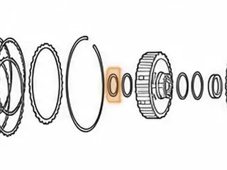 Bearing, AWTR60SN (09D) Drum To Hub (2.010”OD)(.250”Thick)(Stepped) 2002-Up — Part # 235235A