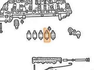 Solenoid, AWTR60SN (09D) N283 PWM B1 Clutch Control (11AN0M04326) 2002-Up — Part # 235435A