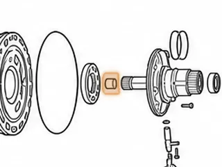 Bushing, AWTR60SN (09D) Stator (.969”OD)(.839”ID) 2002-Up — Part # 235036A