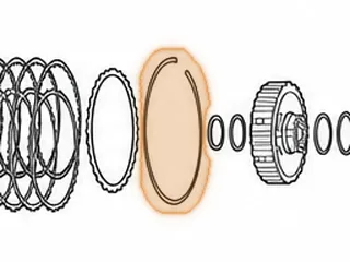 Snap Ring, AWTR60SN (09D) Holds K1/Intermediate Clutch In Drum (8 3/16”OD)(.099”Thick) 2002-Up — Part # 235872A