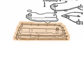 Gasket, AWTR60SN (09D) Bottom Pan To Case (16 Holes)(Molded Rubber) 2002-Up — Part # 235300A