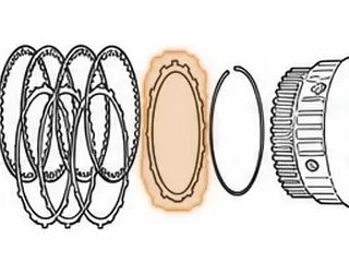 Pressure Plate, AWTR60SN (09D) B1/Overdrive Clutch (.189”Thick)(6 3/4”ID)(10 Outer Teeth) 2002-Up — Part # 235141A