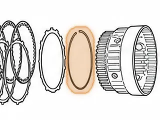 Snap Ring, AWTR60SN (09D) Holds B1/Overdrive Clutch To Drum (7 1/4”OD)(.099”Thick) 2002-Up — Part # 235860A