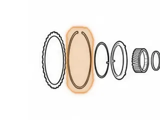 Snap Ring, AWTR60SN (09D) Holds K3 Clutch To Drum (7 3/16”OD)(.099”Thick)(Flat Edges) 2002-Up — Part # 235878A