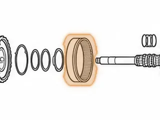 Ring Gear, AWTR60SN (09D) Plant To Shaft (5.256”OD)(62 Teeth)(Right Angle)(1.420”Thick) 2002-Up — Part # 235592A